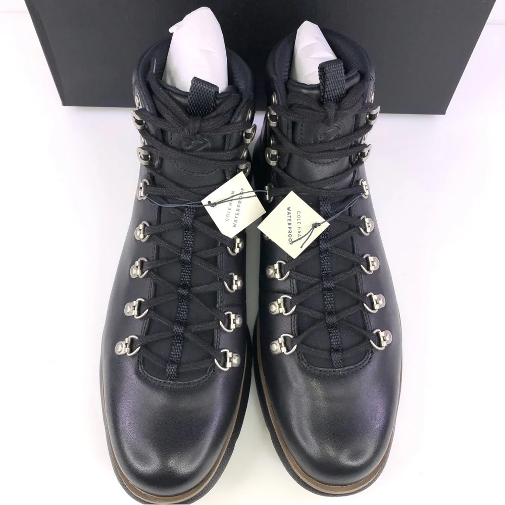 Cole Haan Men's Zerogrand Omni Hiker Waterproof Boot C35584 Black